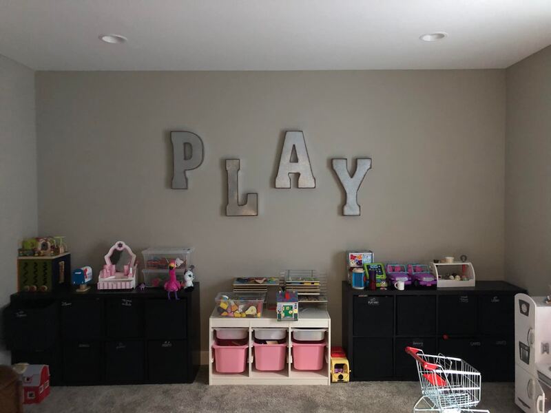 Installing home decor letters